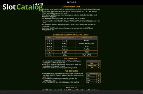 Οθόνη7. 3 Card Brag (Skywind Group) Κουλοχέρης 