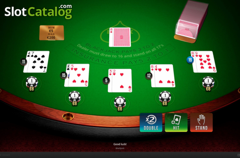 Οθόνη5. Blackjack (Skywind Group) Κουλοχέρης 