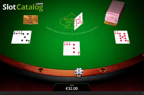 Οθόνη4. Blackjack (Skywind Group) Κουλοχέρης 