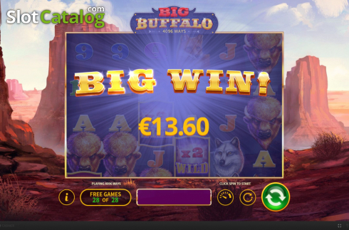 Οθόνη5. Big Buffalo (Skywind Group) Κουλοχέρης 