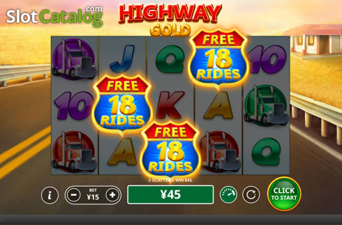Οθόνη4. Highway Gold Κουλοχέρης