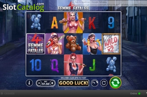 Οθόνη2. Four Femme Fatales Κουλοχέρης