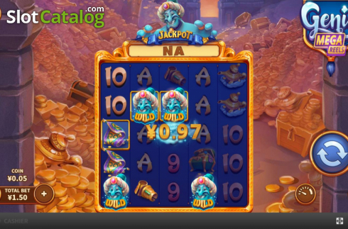 Οθόνη3. Genie Mega Reels Κουλοχέρης