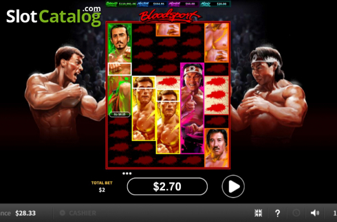 Οθόνη5. Bloodsport Κουλοχέρης 