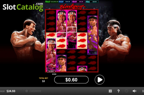 Οθόνη6. Bloodsport Κουλοχέρης 