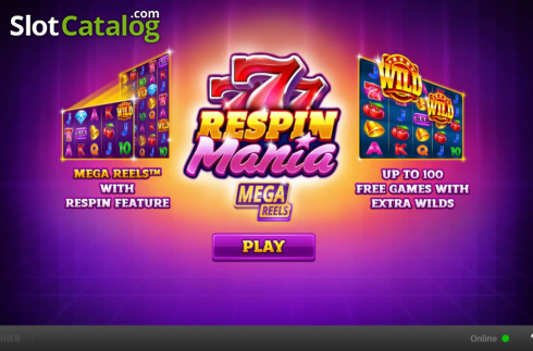 Οθόνη2. Respin Mania Mega Reels Κουλοχέρης
