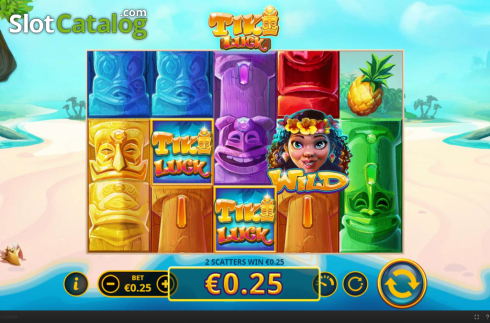 Οθόνη5. Tiki Luck Κουλοχέρης