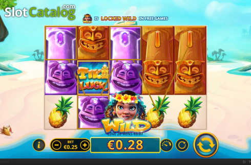 Οθόνη6. Tiki Luck Κουλοχέρης
