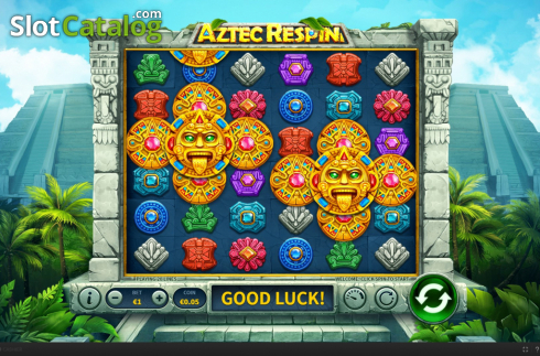 Οθόνη2. Aztec Respin Κουλοχέρης 