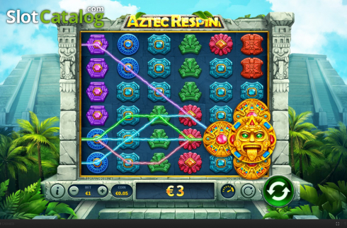 Οθόνη4. Aztec Respin Κουλοχέρης 