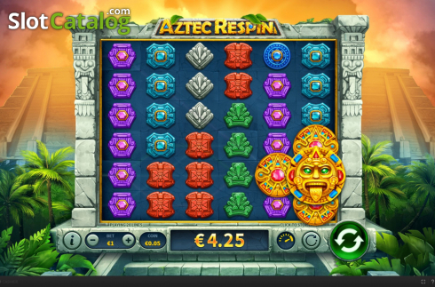 Οθόνη5. Aztec Respin Κουλοχέρης 