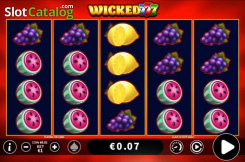 Οθόνη2. Wicked 777 Κουλοχέρης