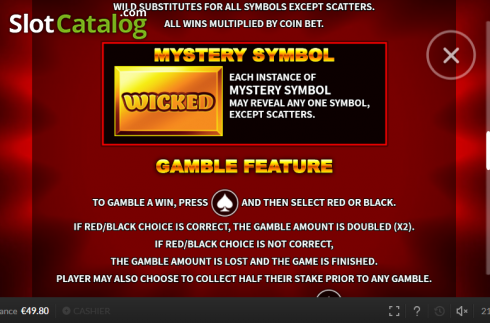 Οθόνη8. Wicked 777 Κουλοχέρης