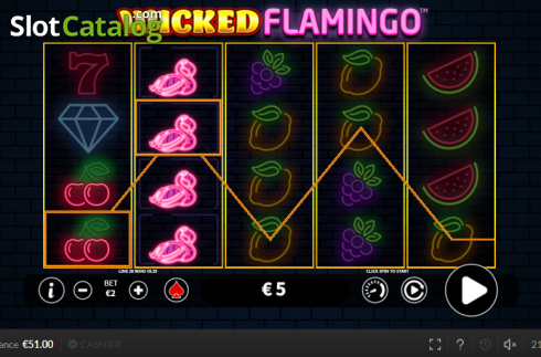 Οθόνη4. Wicked Flamingo Κουλοχέρης
