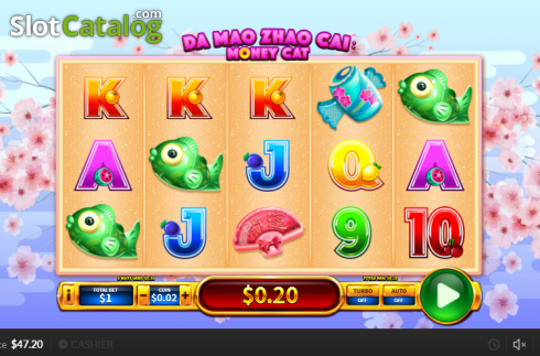 Οθόνη3. Da Mao Zhao Cai Money Cat Κουλοχέρης
