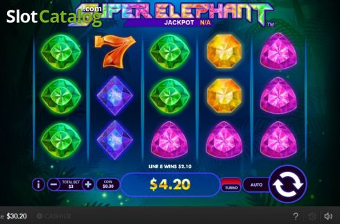 Οθόνη3. Super Elephant Κουλοχέρης 