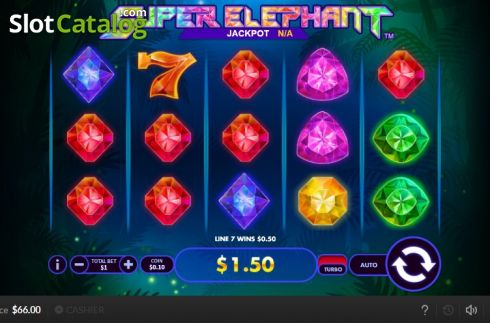 Οθόνη5. Super Elephant Κουλοχέρης 