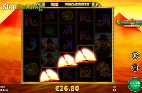 Οθόνη6. Book of Gems Megaways Κουλοχέρης