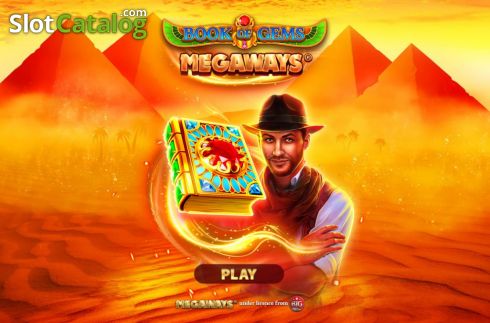 Οθόνη2. Book of Gems Megaways Κουλοχέρης