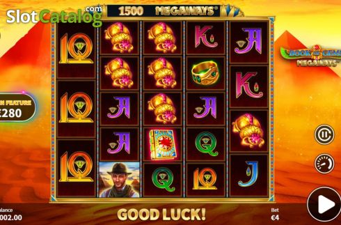 Οθόνη3. Book of Gems Megaways Κουλοχέρης