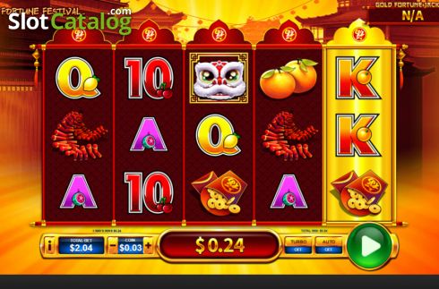 Οθόνη5. Gold Fortune Festival Κουλοχέρης