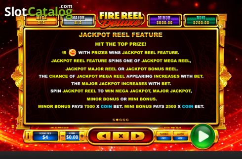 Οθόνη5. Fire Reel Deluxe Κουλοχέρης 