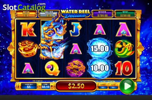 Οθόνη3. Water Reel Deluxe Κουλοχέρης