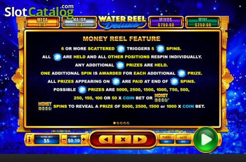 Οθόνη5. Water Reel Deluxe Κουλοχέρης