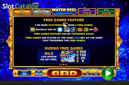 Οθόνη6. Water Reel Deluxe Κουλοχέρης