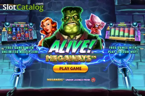 Οθόνη2. Alive! Megaways Κουλοχέρης