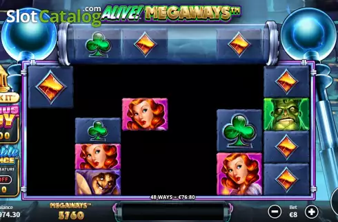 Οθόνη4. Alive! Megaways Κουλοχέρης