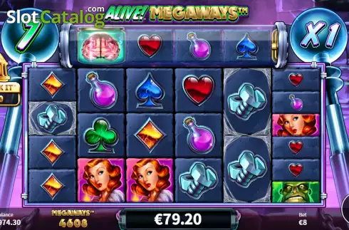 Οθόνη6. Alive! Megaways Κουλοχέρης