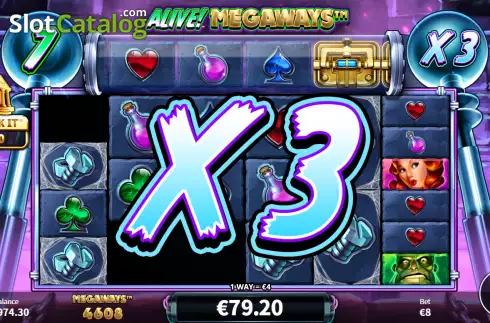 Οθόνη7. Alive! Megaways Κουλοχέρης