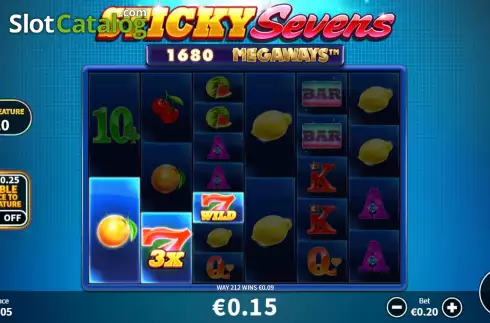 Οθόνη4. Sticky Sevens Megaways Κουλοχέρης