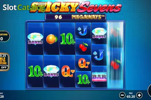 Οθόνη6. Sticky Sevens Megaways Κουλοχέρης