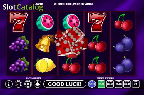 Οθόνη4. Wicked Dice 10 Lines Κουλοχέρης 