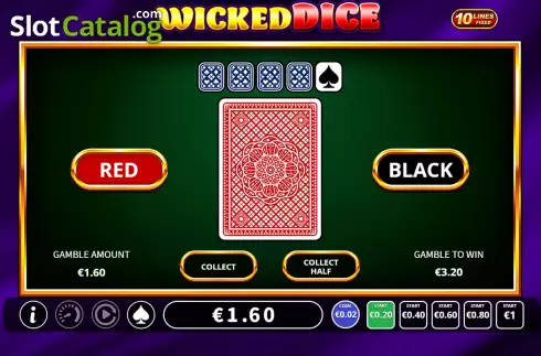 Οθόνη6. Wicked Dice 10 Lines Κουλοχέρης 