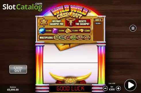 Οθόνη2. Wild Wild Cash Out Κουλοχέρης