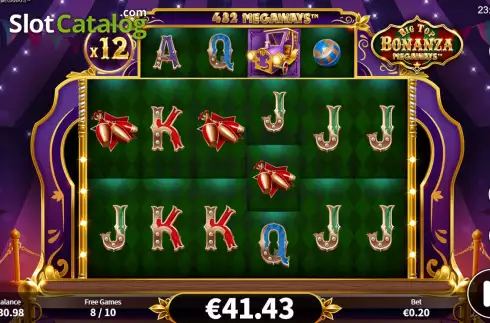 Οθόνη9. Big Top Bonanza Megaways Κουλοχέρης