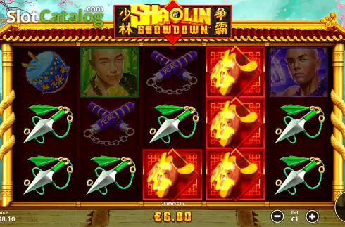 Οθόνη3. Shaolin Showdown Κουλοχέρης