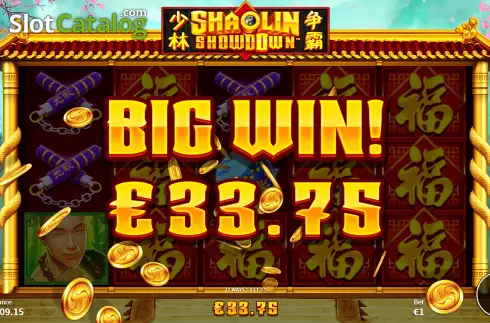 Οθόνη5. Shaolin Showdown Κουλοχέρης