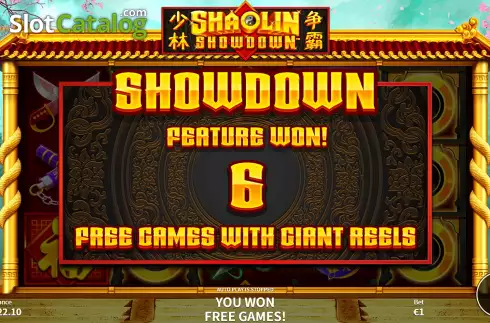 Οθόνη8. Shaolin Showdown Κουλοχέρης