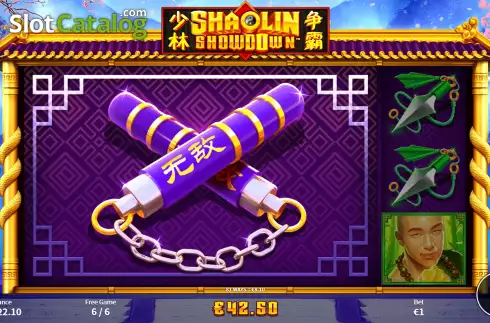 Οθόνη9. Shaolin Showdown Κουλοχέρης