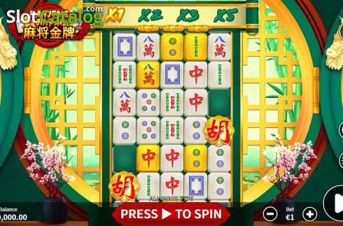 Οθόνη2. Mahjong Jinpai Κουλοχέρης 