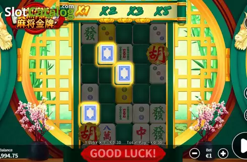 Οθόνη3. Mahjong Jinpai Κουλοχέρης 