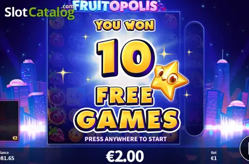 Οθόνη8. Fruitopolis Κουλοχέρης
