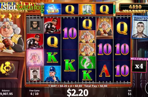 Οθόνη9. Judge and Jury Megaways Κουλοχέρης
