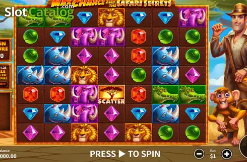 Οθόνη2. Max Chance and the Safari Secrets Κουλοχέρης