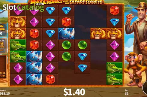 Οθόνη4. Max Chance and the Safari Secrets Κουλοχέρης