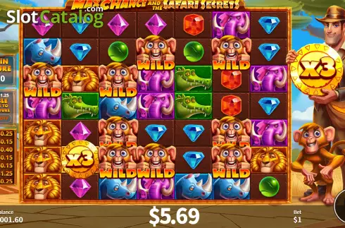 Οθόνη6. Max Chance and the Safari Secrets Κουλοχέρης